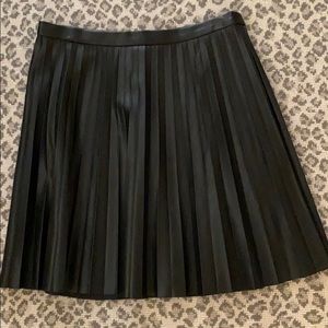 Jcrew faux leather skirt